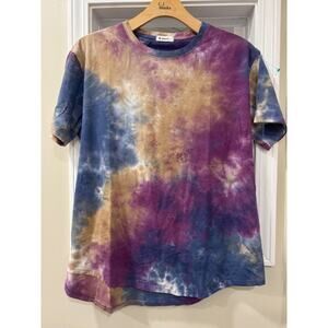 KLIEGOU Men's Hip hop Tie Dye T-Shirt